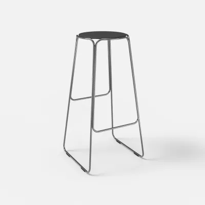 Bouchon bar stool chrome