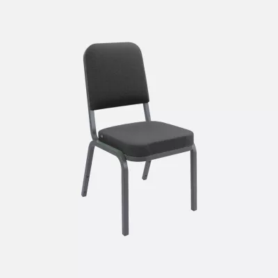 Regence Classic Large chaise empilable noire