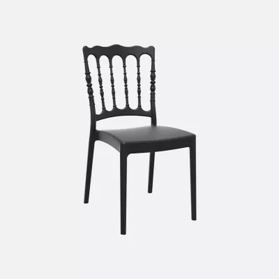 Napoleon stacking chair black